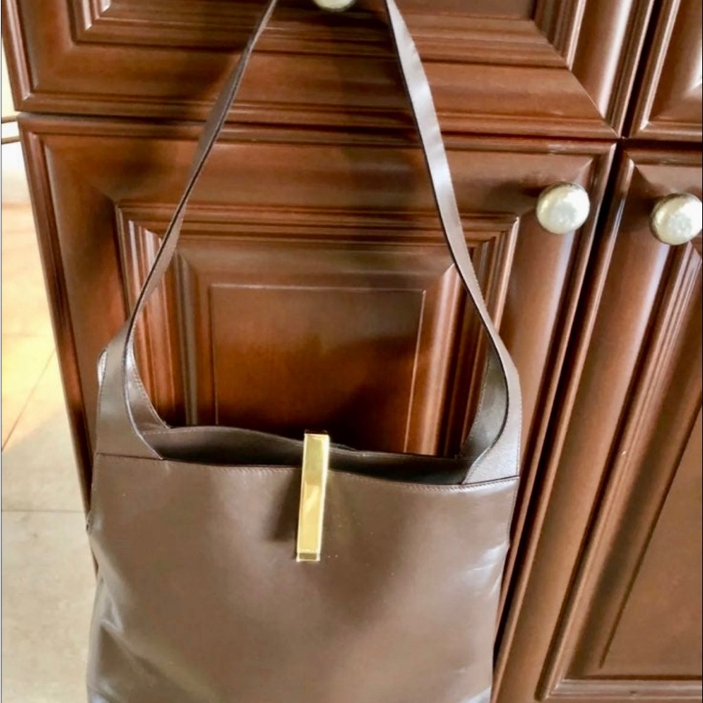 Gucci Authentic Brown leather Jackie O hobo bag